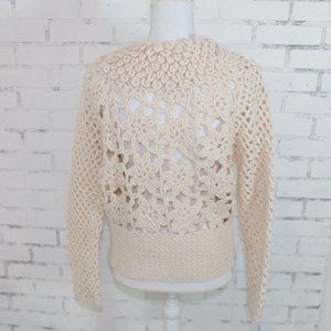 Nine & Co Cut Out  Flower Sweater / Spring Sweater
